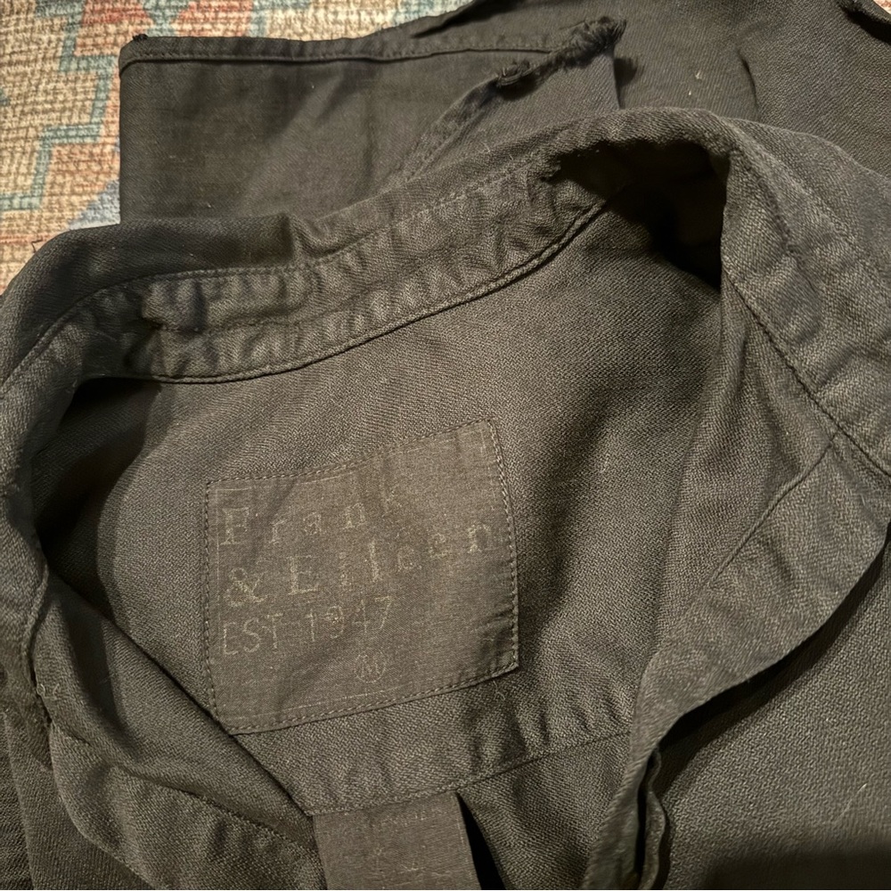 Frank & Eileen Mary Shirtdress in Black - Picture 7 of 8